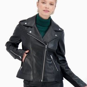 Sebby Collection Faux Leather Jacket great stretch